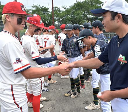 米国選手と野球で交流　山形の小中学生が親善試合