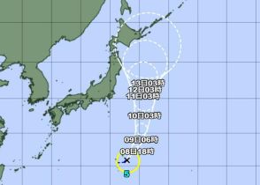 台風5号発生、3連休は高波に注意　日本の東の海上進む見込み