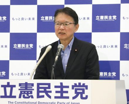 立民政調会長「強烈な違和感」　首相の9条改憲指示を批判