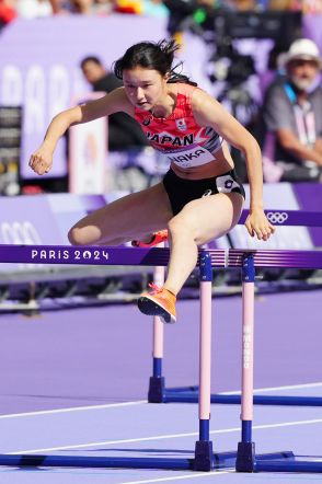 【陸上】田中佑美　女子100ｍ障害の敗者復活戦、組２着で準決勝進出　