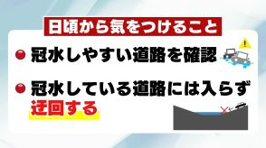 短時間の強い雨で福島・郡山市の国道4号線が冠水　ゲリラ豪雨でドライバーが気を付けるべきこと　事前の確認と備えが重要