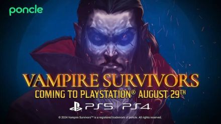 待望のPS4/PS5版『Vampire Survivors』8月29日に発売決定！告知トレイラー公開