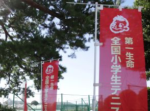 大会2日目が終了、女子のベスト8が出揃う [第42回第一生命全国小学生テニス選手権大会]