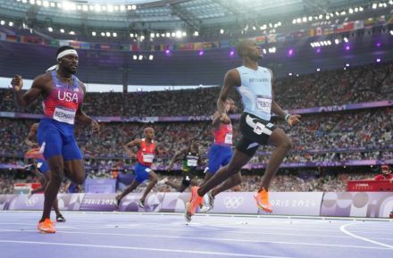 五輪＝陸上男子200ｍ、テボゴが金メダル　ボツワナ史上初