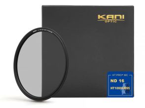 KANIの角型フィルターホルダー「HT100IV」に、専用のND16/32フィルター