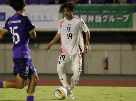 U-17日本代表MF杉浦誠黎(湘南U-18)が決勝ゴール。初代表の高速ドリブラーは憧れを「越えていく」「もっと自分を出す」