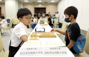 愛媛県代表の松山市立福音小が４位　「もっと勉強して来年こそ」　小・中学校将棋団体戦決勝大会