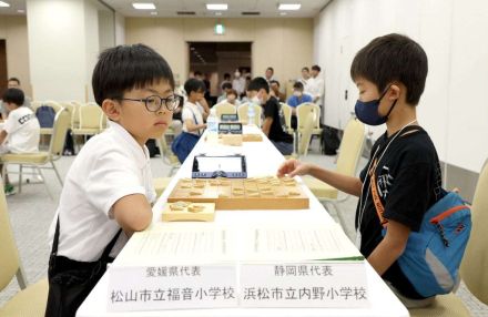 愛媛県代表の松山市立福音小が４位　「もっと勉強して来年こそ」　小・中学校将棋団体戦決勝大会