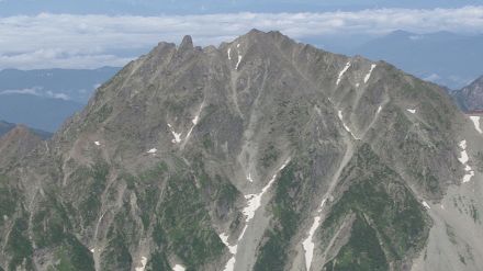 北アルプス奥穂高岳周辺で遭難　単独登山の兵庫県宝塚市の64歳男性が行方不明　8月5日に入山、7日午後6時半頃から連絡取れず