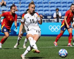 ドイツ女子が銅メダル！ ３決はグウィンの決勝弾で１－０勝利、スペイン守護神は痛恨のPK献上【パリ五輪】