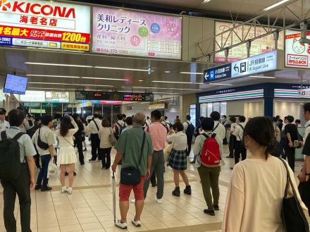 本厚木駅、海老名駅に多数の帰宅困難者　厚木市が滞在場所開放、地震影響で