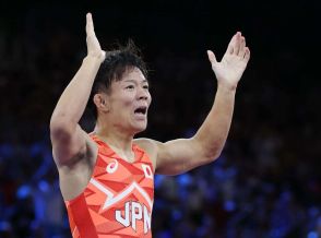 レスリング男子フリー５７キロ級の樋口黎が金メダル　パリ五輪