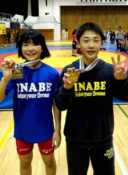 レスリング女子53キロ級金の藤波朱理とロス五輪でW金へ　幼なじみ弓矢健人も刺激受けた