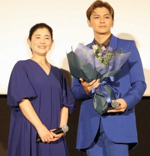 眞栄田郷敦、驚き　石田ひかり登場に「泣きそうです」　主演映画「ブルーピリオド」初日舞台あいさつ