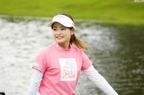 “武器はショット力”ルーキー・政田夢乃が暫定2位から2日目スタート「順位は気にせずに」