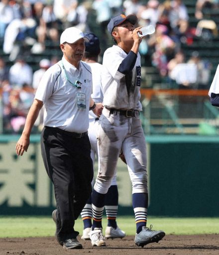 【甲子園】両足つり治療の宮崎商・中村「流れを変えてしまった」進路は「プロ志望届を退出」