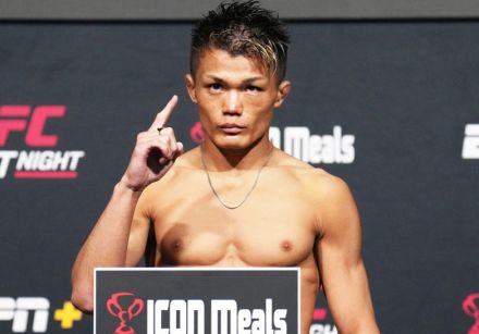 【UFC】風間敏臣、6パック腹筋で計量パス！グリゴリオウとバチバチ睨み合い、初勝利なるか=8.11