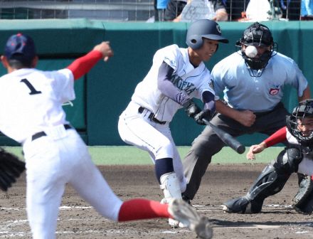 岡山学芸館5年ぶり初戦突破　聖カタリナ学園を破る　夏の甲子園