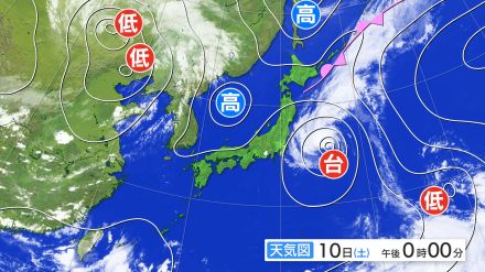 【台風情報】悪条件重なれば大雨特別警報発表の可能性も?台風5号（マリア）12日未明以降、東北地方に上陸の見込み 今後の避難情報にも注意 tbc気象台（10日午後5時半更新）