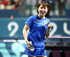 【卓球】女子団体決勝、日本第２試合も落とし０－２に　平野美宇が世界１位中国選手にストレート負け