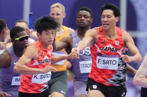 【パリ五輪】日本マイルリレー6位入賞!!メダル届かずも2分58秒33のアジア新記録！