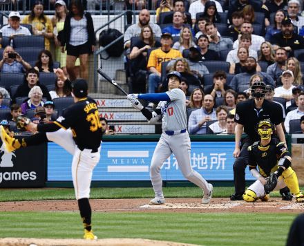 大谷翔平vsスキーンズ２度目の対決に米注目　MLB公式Ｘ「ビッグ・マッチアップ警報」と投稿