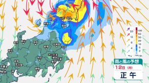 関東甲信のお盆期間の雨と風の予想は? 午後を中心に激しい雷雨か　台風5号の影響で“大雨警報”の可能性も【11日～16日午後3時の雨と風のシミュレーション】