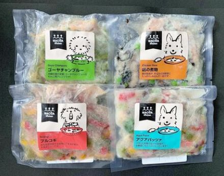 冷凍ドッグフード「ゴーヤチャンプルー」を開発　愛犬にも沖縄の食堂メニュー　MACOA Cafe「一緒に安全安心な食事を」［ヒットのたまご］