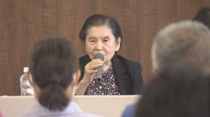 切明千枝子さん「機械がひっくり返って下敷きに」図書館で被爆証言会　広島