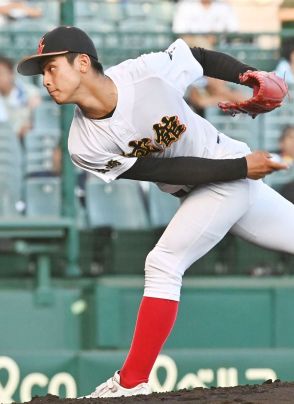 公式戦初の無四球完封に「今日の投球は150点」　創成館のエース村田昊徽を稙田監督も絶賛　周到な準備で制球の不安吹き飛ばす【甲子園】