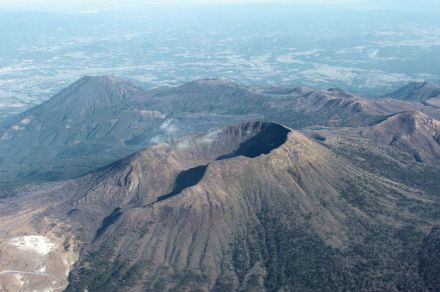 火山性地震が韓国岳で増加、8日から千回超　鹿児島地方気象台が注意呼びかけ