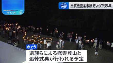 「自分を奮い立たせるために」 日航機墜落事故からきょうで39年　遺族らが祈りを込めた灯篭流し　群馬・上野村