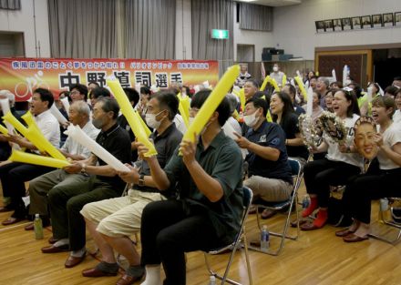 「新堀の英雄」奮闘に大声援　自転車男子ケイリン・中野慎詞選手　地元花巻・石鳥谷でPV