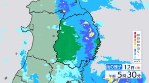 台風5号・岩手県内の影響　土砂災害や河川の増水・氾濫低い土地の浸水に厳重に警戒を