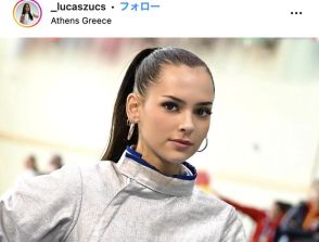 パリ五輪でトップ美女の声！ハンガリーのフェンシング選手、私服でもファンをKO