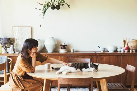 猫も人も、ストレスなく暮らすには？「猫モチーフの雑貨は買いすぎない」人気料理家の自宅で見つけたヒント