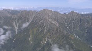 穂高岳山荘近くで下山中の61歳男性が約20メートル滑落　一夜明けヘリで救出も首の骨を折るなどの大けがか　　