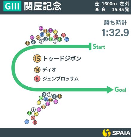 【関屋記念回顧】トゥードジボン、馬場と騎手心理を味方にした逃げ　2着ディオとのセットもオトク
