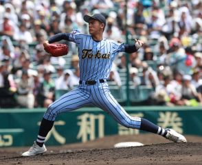 【甲子園】東海大相模の2メートル級左腕がヤバいと話題「ドラ1ある」「半端ない」「左でこのスケール感」