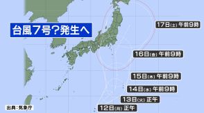 【台風情報】台風5号・6号に続き週末にかけて熱帯低気圧からの台風7号が接近の可能性　関東・東北への影響は?実は熱帯低気圧もう1つあり　tbc気象台