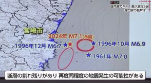 まだ動いていない「割れ残り」の可能性　日向灘で再びM7クラス地震の恐れも　京大防災研究所・山下助教が指摘