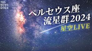 ペルセウス座流星群2024　夏の夜空に舞う流星　TBS映像取材部の撮影方法とは?|TBS NEWS DIG