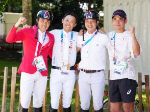 パリ五輪総合馬術団体銅メダルの“初老ジャパン”「銀より４つの銅うれしい」番組で裏話明かす