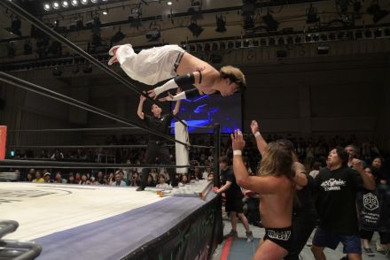 勝俣瞬馬がGCW世界王座戦で敗れるも米国でのEXTREME防衛戦に意欲【DDT×GCW】