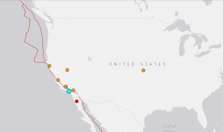 米ロサンゼルス近郊でＭ４．６の地震…「強い揺れを感じる」