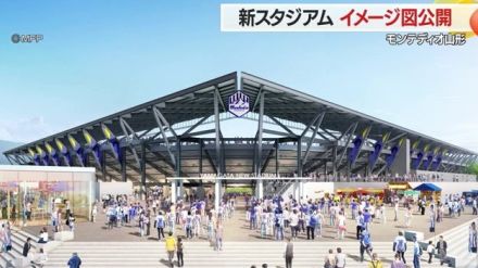 モンテディオ山形新スタジアムのイメージ図公開　J1ライセンス満たす収容人数　災害時は避難所としての利用も【山形発】