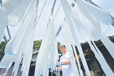 「水口かんぴょう」歴史400年　浮世絵の風景、連綿と