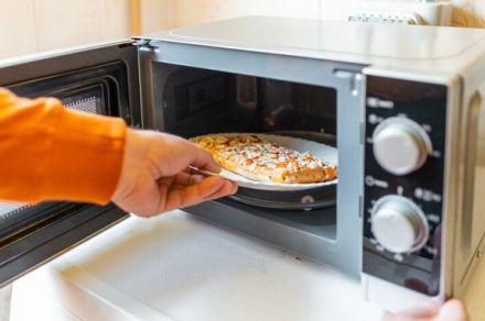 電子レンジを掃除しないと…バクテリアの温床に