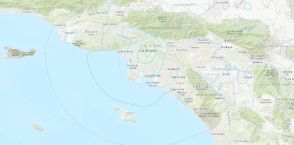 米ロサンゼルス直下でＭ４．４の地震　「いつもとは違う揺れ」