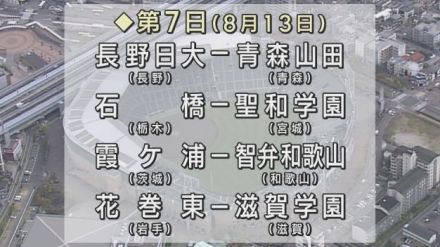 夏の高校野球　石橋が甲子園初勝利　第７日第２試合